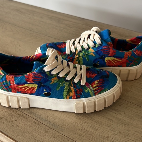 Farm rio sneakers size 5 worn once tucán paradise shoes - Picture 4 of 4